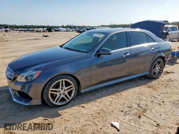 2014 Mercedes-Benz E 350 Sport with VIN WDDHF5KB0EB023003, listed as a Copart auction lot 58072945 with 130,393 mi miles and Salvage title. Bid and sale history available at DreamBid. Image 1.