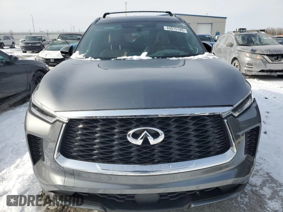 2023 Infiniti QX60 Autograph z VIN 5N1DL1HUXPC375744, wystawiony jako Copart lot #45015105 z przebiegiem 27 968 mil mil oraz Szkoda całkowita • Salvage title. Historia ofert i sprzedaży dostępna na DreamBid. Obrazek 5.