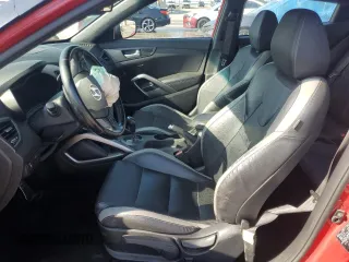 2016 Hyundai Veloster Turbo with VIN KMHTC6AE7GU262145, listed as a Copart auction lot 51283105 with Not provided miles and Salvage title. Bid and sale history available at DreamBid. Image 7.
