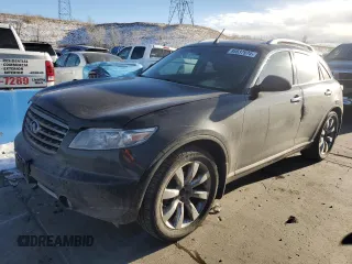 2006 Infiniti FX with VIN JNRBS08W76X401895, listed as a Copart auction lot 86637974 with 96,247 mi miles and Salvage Title. Bid and sale history available at carsss.com. Image 1.