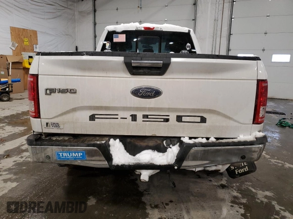 2016 Ford F-150 XLT with VIN 1FTFX1EG0GFD08245, listed as a Copart auction lot 43473405 with 101,567 mi miles and Salvage Title. Bid and sale history available at carsss.com. Image 6.
