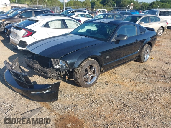 2005 Ford Mustang GT Deluxe with VIN 1ZVHT82H455205677, listed as a IAAI auction lot 42651512 with 221,876 mi miles and . Bid and sale history available at DreamBid. Image 2.