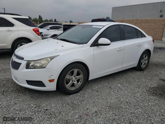 2014 Chevrolet Cruze 1LT with VIN 1G1PC5SB5E7125276, listed as a Copart auction lot 53361615 with 153,470 mi miles and Clean Title. Bid and sale history available at carsss.com. Image 1.