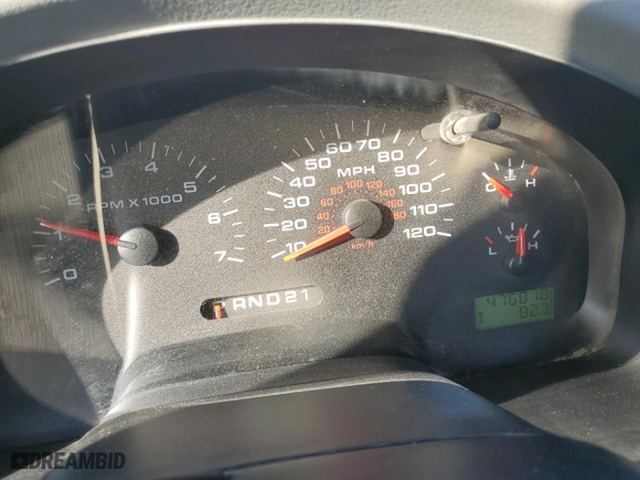 2008 Ford F-150 XL with VIN 1FTRF12W48KD60840, listed as a Copart auction lot 44629135 with 47,681 mi miles and Salvage Title. Bid and sale history available at carsss.com. Image 9.