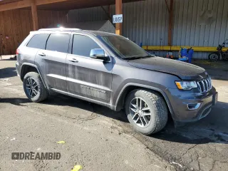 2018 Jeep Grand Cherokee Limited with VIN 1C4RJFBG5JC488542, listed as a Copart auction lot 52099495 with 57,305 mi miles and Salvage Title. Bid and sale history available at DreamBid. Image 4.