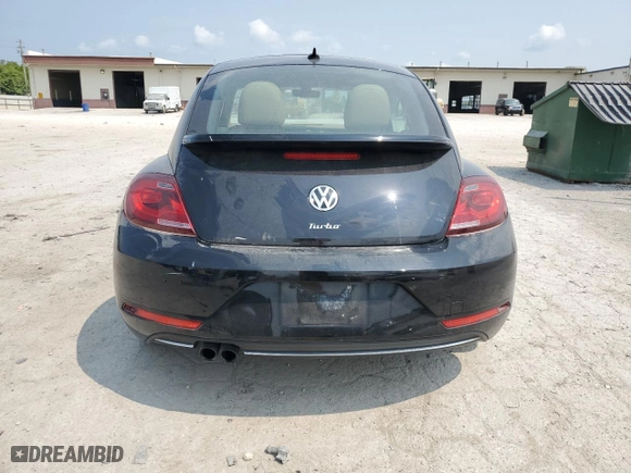 2018 Volkswagen Beetle SE with VIN 3VWJD7AT1JM727699, listed as a Copart auction lot 64078744 with 44,129 mi miles and Salvage Title. Bid and sale history available at carsss.com. Image 6.