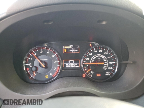 2020 Subaru WRX Premium with VIN JF1VA1C68L9808532, listed as a Copart auction lot 46708855 with 32,280 mi miles and Salvage Title. Bid and sale history available at carsss.com. Image 9.