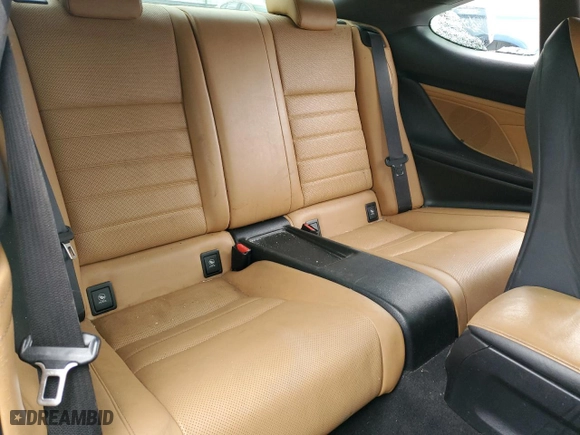 2015 Lexus RC 350 with VIN JTHSE5BC1F5004812, listed as a Copart auction lot 80574304 with 134,072 mi miles and Salvage Title. Bid and sale history available at carsss.com. Image 10.