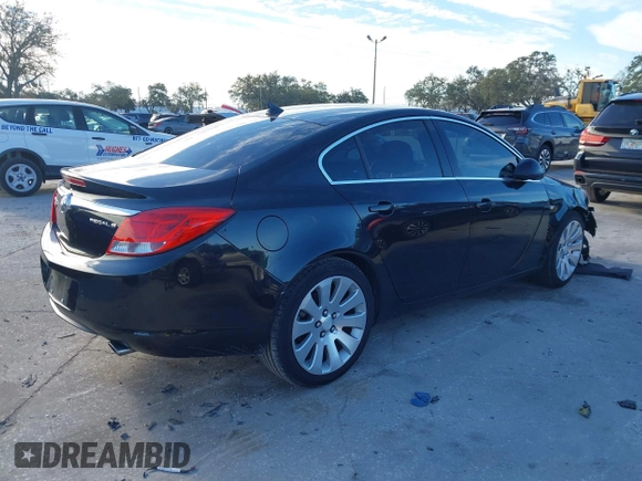 2011 Buick Regal CXL Turbo TO7 with VIN W04G15GV2B1089250, listed as a IAAI auction lot 41396416 with 157,216 mi miles. Bid and sale history available at carsss.com. Image 4.