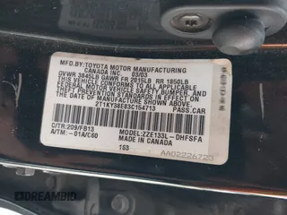 2003 Toyota Matrix XRS with VIN 2T1KY38E83C154713, listed as a IAAI auction lot 42180701 with 179,446 mi miles and . Bid and sale history available at DreamBid. Image 9.