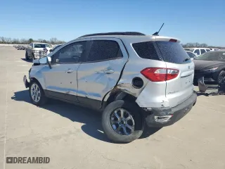 2020 Ford EcoSport SE with VIN MAJ3S2GE2LC361047, listed as a Copart auction lot 48476695 with 95,325 mi miles and Clean Title. Bid and sale history available at carsss.com. Image 2.