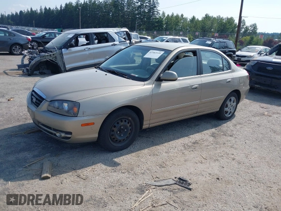 2006 Hyundai Elantra GLS with VIN KMHDN46D76U375496, listed as a IAAI auction lot 42583939 with 197,444 mi miles and . Bid and sale history available at DreamBid. Image 2.