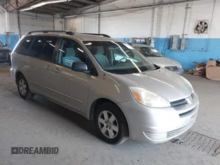 2005 Toyota Sienna CE with VIN 5TDZA23C45S327611, listed as a IAAI auction lot 42576910 with 146,928 mi miles and . Bid and sale history available at DreamBid. Image 1.
