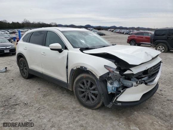 2020 Mazda CX-9 Touring with VIN JM3TCACY6L0402838, listed as a Copart auction lot 47088705 with 0 mi miles and Salvage Title. Bid and sale history available at carsss.com. Image 4.