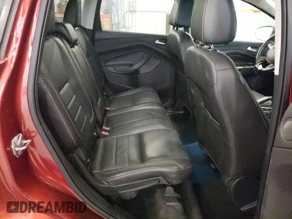 2016 Ford Escape Titanium with VIN 1FMCU9J97GUA67485, listed as a Copart auction lot 57623135 with 95,147 mi miles and Salvage title. Bid and sale history available at DreamBid. Image 11.