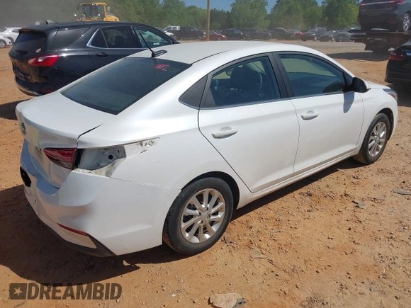 2021 Hyundai Accent SE with VIN 3KPC24A65ME137479, listed as a IAAI auction lot 41951290 with 32,636 mi miles and . Bid and sale history available at DreamBid. Image 4.