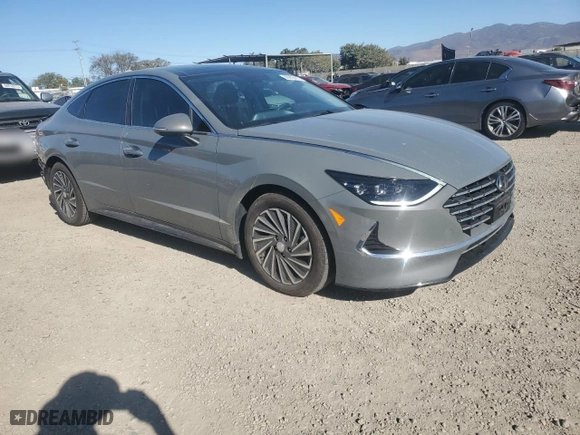2023 Hyundai Sonata Hybrid Limited with VIN KMHL54JJ2PA058043, listed as a Copart auction lot 88966415 with 20,640 mi miles and Salvage Title. Bid and sale history available at carsss.com. Image 4.