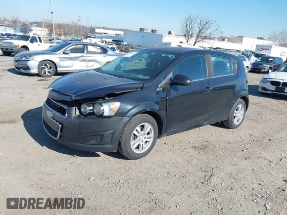 2014 Chevrolet Sonic LT with VIN 1G1JC6SGXE4132765, listed as a IAAI auction lot 41747782 with 144,485 mi miles. Bid and sale history available at carsss.com. Image 2.