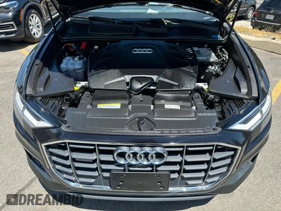 2019 Audi Q8 Premium Plus with VIN WA1BVAF12KD016786, listed as a Copart auction lot 63250795 with 102,579 mi miles and Clean title. Bid and sale history available at DreamBid. Image 5.
