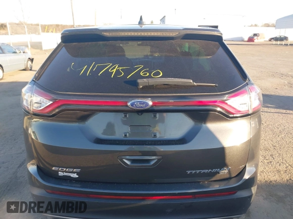 2015 Ford Edge Titanium with VIN 2FMPK4K87FBB77277, listed as a IAAI auction lot 41795760 with 164,844 mi miles. Bid and sale history available at carsss.com. Image 16.
