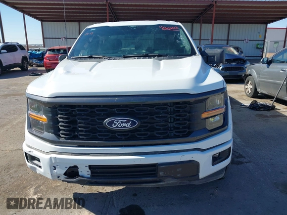 2024 Ford F-150 STX with VIN 1FTEW2K58RKE94988, listed as a IAAI auction lot 41242838 with 4,479 mi miles and . Bid and sale history available at carsss.com. Image 12.