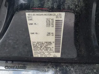 2016 Nissan Altima SR with VIN 1N4AL3APXGC199128, listed as a IAAI auction lot 42002359 with 202,852 mi miles and . Bid and sale history available at DreamBid. Image 9.