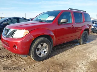 2011 Nissan Pathfinder SV with VIN 5N1AR1NN5BC616097, listed as a IAAI auction lot 41381408 with 258,834 mi miles. Bid and sale history available at carsss.com. Image 2.