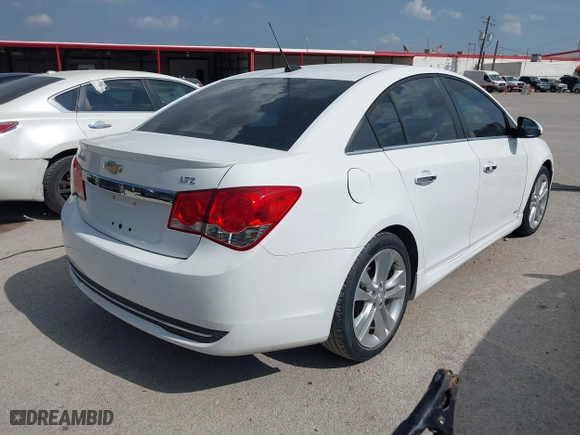 2012 Chevrolet Cruze LTZ with VIN 1G1PH5SC1C7230548, listed as a IAAI auction lot 41885835 with 195,749 mi miles. Bid and sale history available at carsss.com. Image 4.