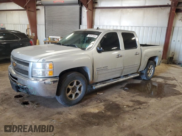 2013 Chevrolet Silverado 1500 LS with VIN 3GCPKREA2DG345434, listed as a Copart auction lot 76287634 with 299,268 mi miles and Clean Title. Bid and sale history available at DreamBid. Image 1.