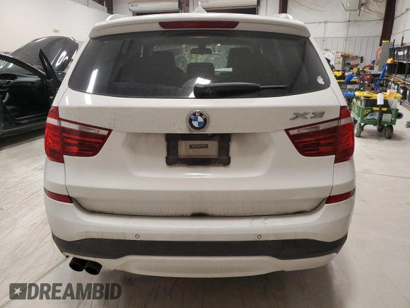 2016 BMW X3 xDrive28i with VIN 5UXWX9C52G0D89513, listed as a Copart auction lot 47055325 with 75,586 mi miles and Salvage Title. Bid and sale history available at DreamBid. Image 6.