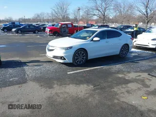 2015 Acura TLX V6 Tech with VIN 19UUB3F58FA002616, listed as a IAAI auction lot 41540955 with 91,956 mi miles. Bid and sale history available at carsss.com. Image 17.