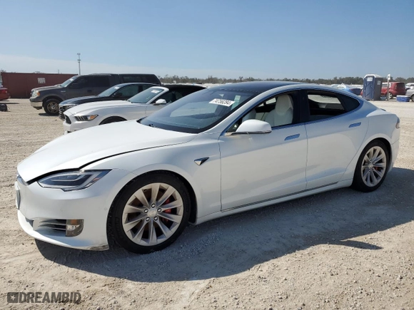 2019 Tesla Model S 100D with VIN 5YJSA1E43KF337399, listed as a Copart auction lot 75098294 with 0 miles and Non Repairable. Bid and sale history available at carsss.com. Image 1.