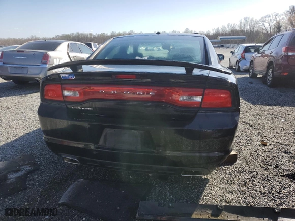 2013 Dodge Charger SXT Plus with VIN 2C3CDXHG1DH503263, listed as a Copart auction lot 49857605 with 181,676 mi miles and Salvage Title. Bid and sale history available at carsss.com. Image 6.