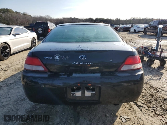 1999 Toyota Solara SE with VIN 2T1CG22P2XC231495, listed as a Copart auction lot 85018294 with 229,607 mi miles and Salvage Title. Bid and sale history available at DreamBid. Image 6.