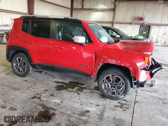 2015 Jeep Renegade Limited with VIN ZACCJBDT0FPB71229, listed as a Copart auction lot 51453205 with 242,903 mi miles and Salvage Title. Bid and sale history available at DreamBid. Image 4.