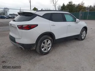 2021 Chevrolet Blazer LT with VIN 3GNKBCRSXMS551244, listed as a IAAI auction lot 41717299 with 72,151 mi miles. Bid and sale history available at carsss.com. Image 4.