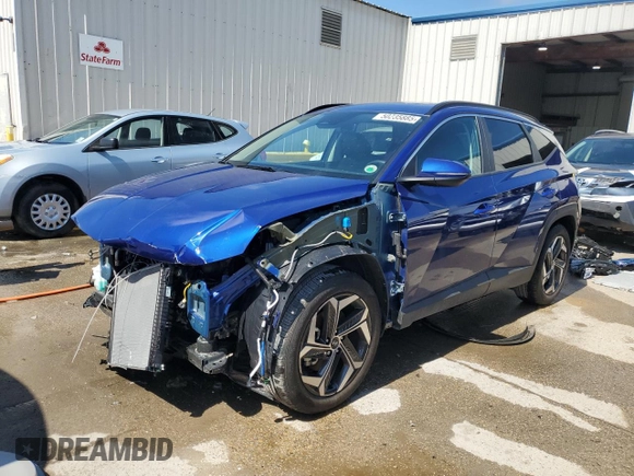 2024 Hyundai Tucson SEL with VIN 5NMJF3DE5RH313018, listed as a Copart auction lot 50235885 with 6,597 mi miles and Salvage Title. Bid and sale history available at carsss.com. Image 1.