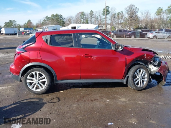 2015 Nissan Juke S with VIN JN8AF5MR9FT509735, listed as a IAAI auction lot 41053066 with 95,833 mi miles. Bid and sale history available at carsss.com. Image 13.