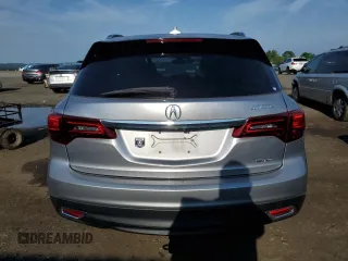 2016 Acura MDX Technology with VIN 5FRYD4H47GB062513, listed as a Copart auction lot 62311665 with 124,975 mi miles and Salvage title. Bid and sale history available at DreamBid. Image 6.