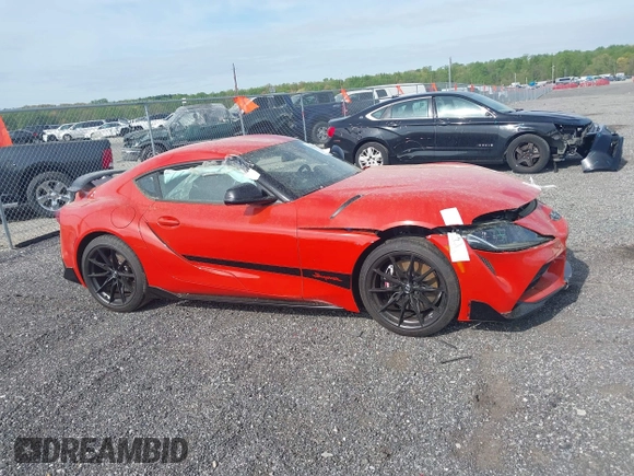 2024 Toyota Supra 3.0 with VIN WZ1DB0G09RW063546, listed as a IAAI auction lot 42102760 with 4,854 mi miles and . Bid and sale history available at DreamBid. Image 13.