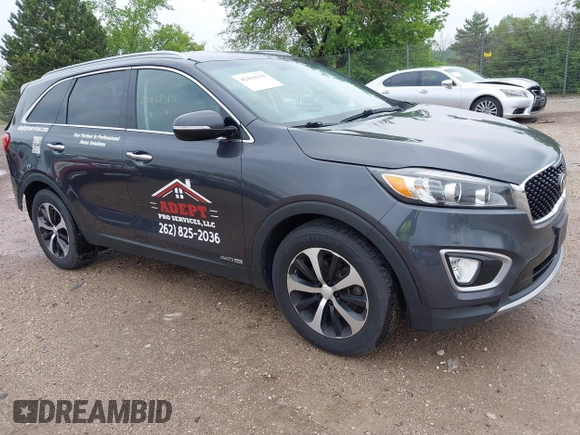 2016 Kia Sorento EX with VIN 5XYPHDA5XGG159251, listed as a IAAI auction lot 42414315 with 132,051 mi miles and . Bid and sale history available at DreamBid. Image 1.