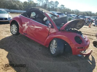 2008 Volkswagen Beetle SE with VIN 3VWRF31Y48M408325, listed as a Copart auction lot 46323995 with Not provided miles and Salvage title. Bid and sale history available at DreamBid. Image 4.