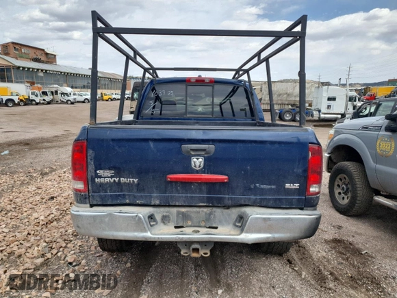 2005 Dodge 3500 SLT with VIN 3D7LS38C15G793874, listed as a Copart auction lot 52430205 with Not Provided miles and Salvage Title. Bid and sale history available at carsss.com. Image 6.