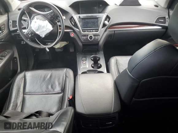 2016 Acura MDX w/Tech with VIN 5FRYD3H41GB008389, listed as a Copart auction lot 42983955 with 0 mi miles and Salvage Title. Bid and sale history available at carsss.com. Image 8.