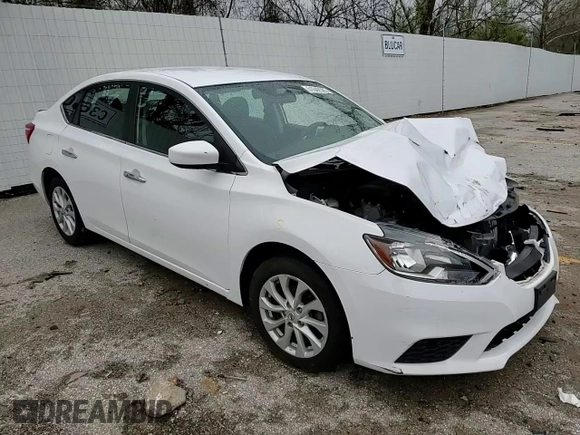 2019 Nissan Sentra SV with VIN 3N1AB7AP3KY374407, listed as a Copart auction lot 51642585 with Not Provided miles and Salvage Title. Bid and sale history available at DreamBid. Image 11.