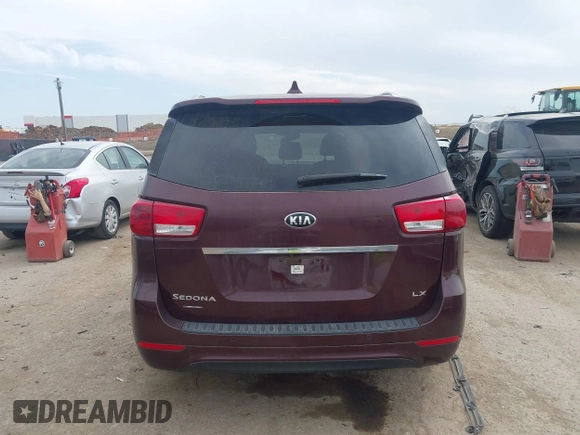 2016 Kia Sedona LX with VIN KNDMB5C12G6211589, listed as a IAAI auction lot 41786770 with 87,114 mi miles. Bid and sale history available at carsss.com. Image 16.