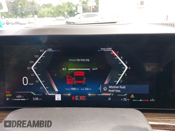 2025 BMW X5 xDrive40i with VIN 5UX23EU08S9Z12797, listed as a IAAI auction lot 42781495 with 7,393 mi miles and . Bid and sale history available at DreamBid. Image 7.