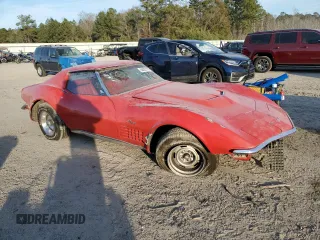 1972 Chevrolet Corvette with VIN 1Z37K2S501379, listed as a Copart auction lot 88223115 with 49,405 mi miles and Salvage title. Bid and sale history available at DreamBid. Image 4.