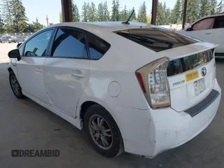 2011 Toyota Prius I with VIN JTDKN3DU7B0319732, listed as a IAAI auction lot 42114036 with 286,315 mi miles. Bid and sale history available at carsss.com. Image 3.