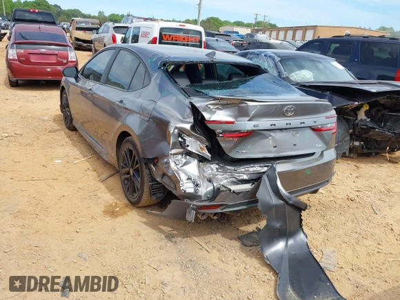 2025 Toyota Camry LE with VIN 4T1DAACK6SU510894, listed as a IAAI auction lot 42048585 with 12,601 mi miles and . Bid and sale history available at DreamBid. Image 3.